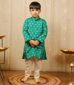 Green Kurta Set