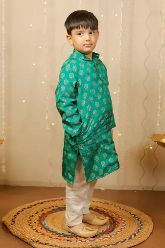 Green Kurta Set
