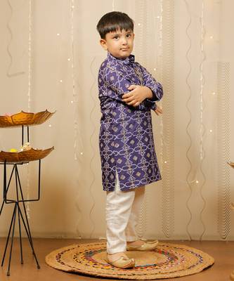 Blue Kurta Set 4