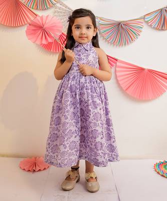 Purple Twinkle Frock 1