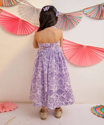 Purple Twinkle Frock 3