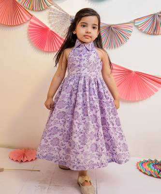 Purple Twinkle Frock 5