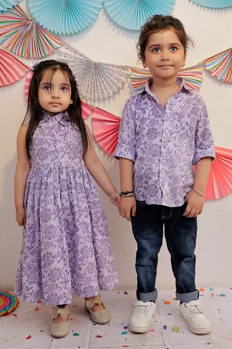 Purple Twinkle Frock