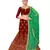 Maroon embroidered Art Silk semi stitched lehenga