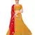 Mustard embroidered Art Silk semi stitched lehenga