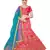 Pink embroidered Art Silk semi stitched lehenga