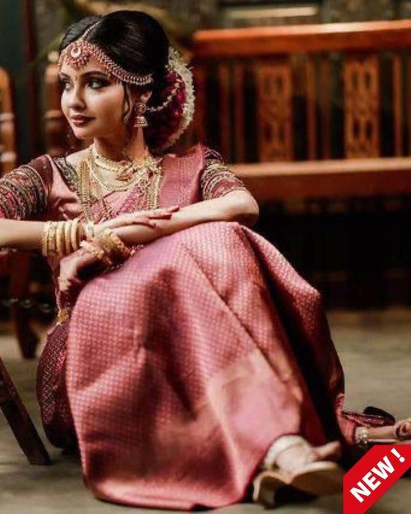MAROON BRIDAL BEAUTIFUL SAREE 