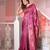 Purple Silk Matka Handwoven Saree With Texture Designs