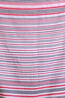 White Cotton Handspun Handwoven Saree With Stripes Pattern