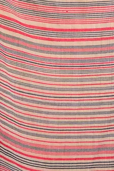 Beige Cotton Handspun Handwoven Saree With Stripes Pattern