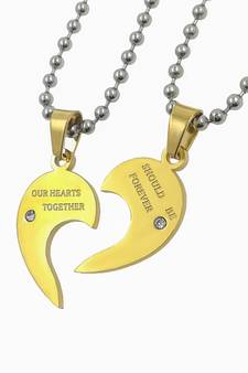 Gold pendants