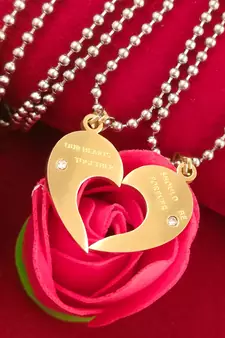 Gold pendants