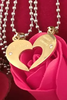 Gold pendants