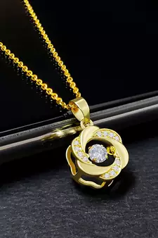 Gold pendants