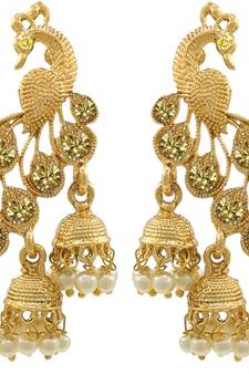 Gold earrings