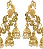 Gold earrings