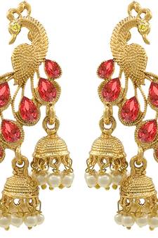 Red earrings
