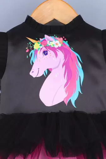 Unicorn Black Dress