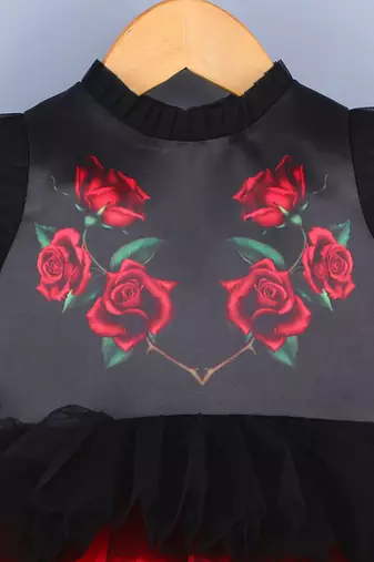 Rosy Black Dress