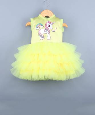 Rainbow Unicorn Yellow Dress 1