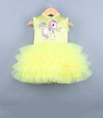 Rainbow Unicorn Yellow Dress