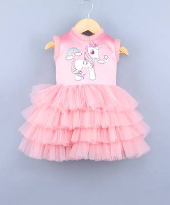 Rainbow Unicorn Pink Dress 1