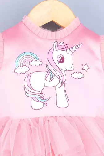 Rainbow Unicorn Pink Dress
