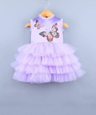 Flying Butterfly Lavender Dress 1