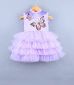 Flying Butterfly Lavender Dress