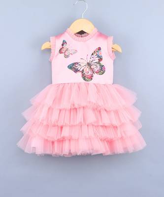 Flying Butterfly Pink Dress 1