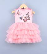 Flying Butterfly Pink Dress