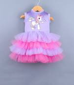 Rainbow Unicorn Lavender Dress