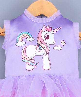 Rainbow Unicorn Lavender Dress 2