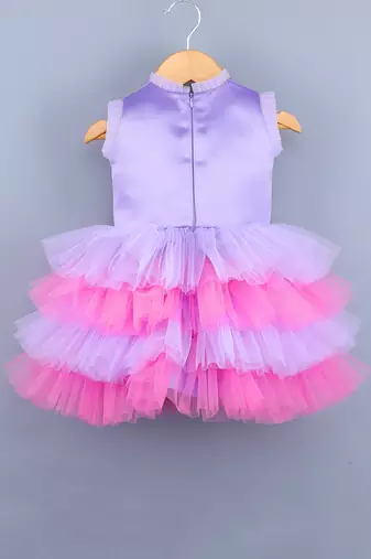 Rainbow Unicorn Lavender Dress
