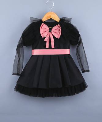 Black Mia Bow Dress 1