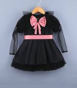 Black Mia Bow Dress