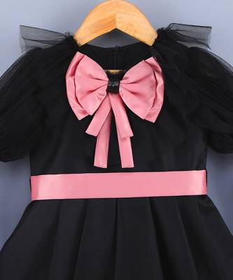 Black Mia Bow Dress 2