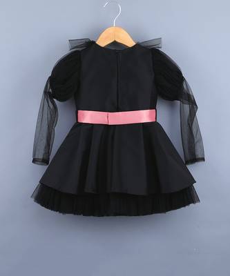 Black Mia Bow Dress 3
