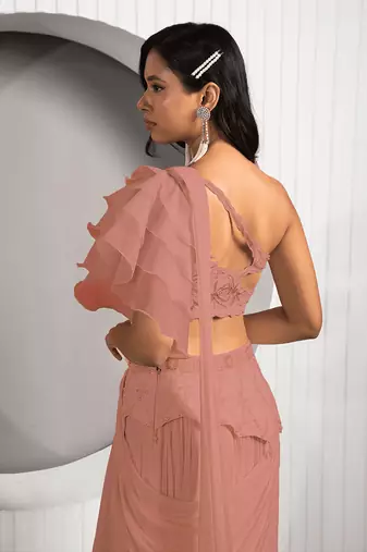 Peach Willow Lehenga Set