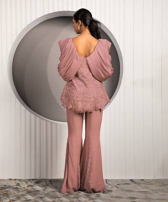 Brown Chrysanthemum Co-Ord Set 2