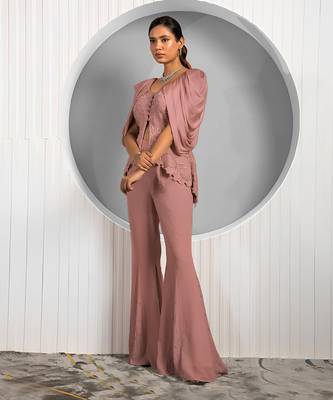 Brown Chrysanthemum Co-Ord Set 4