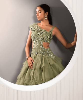 Green Rue Gown 4