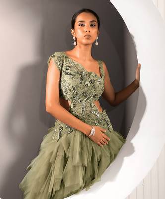 Green Rue Gown 5