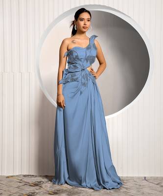 Blue Lily Gown 1
