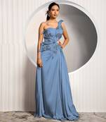 Blue Lily Gown