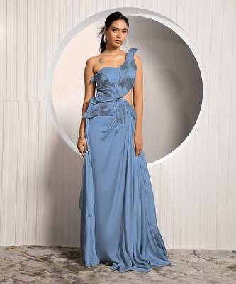Blue Lily Gown 2