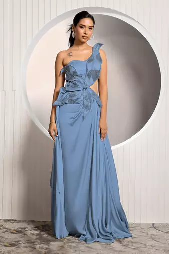 Blue Lily Gown