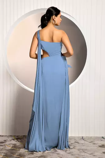 Blue Lily Gown