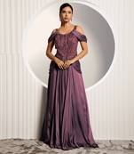 Wine Viola Gown