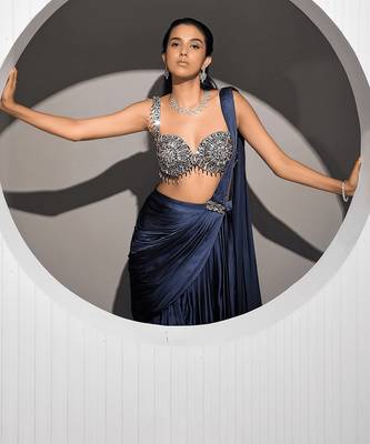 Black Jade Saree 5